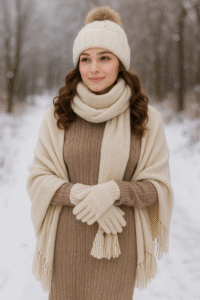 How to style knit dresses in winter