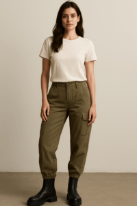 Sustainable Cargo Pants for Women- Eco Materials