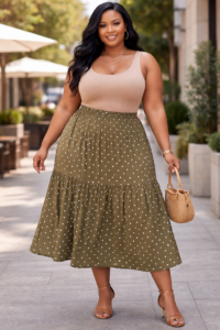 Plus Size Midi Skirts: Style Guide for Women